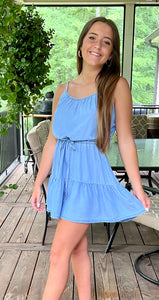 Ruffle Romper with Front Tie