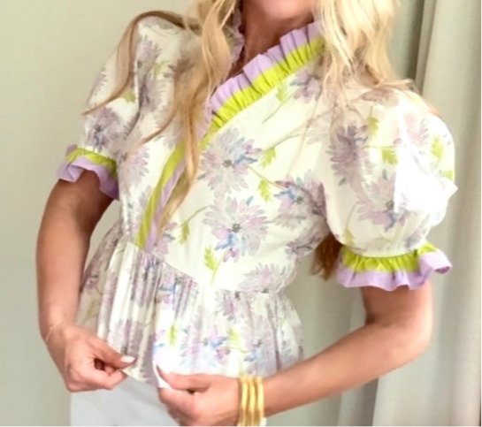 Lilac & Lime Top