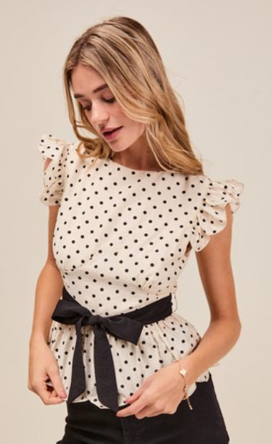 Shirley Peplum Top