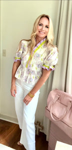 Lilac & Lime Top