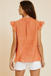 Ruffle Lace Top