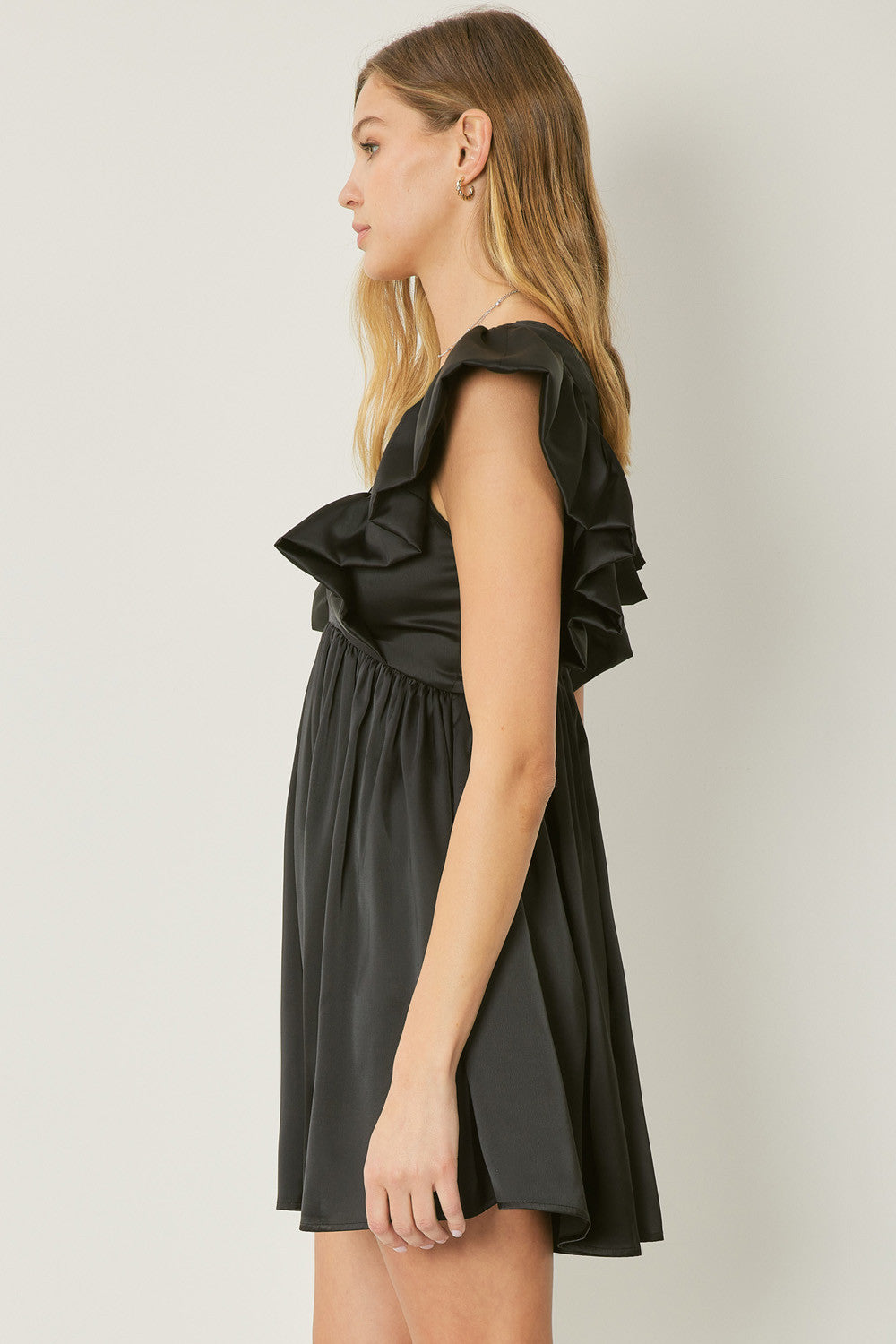 Sweet and Satin Mini Dress