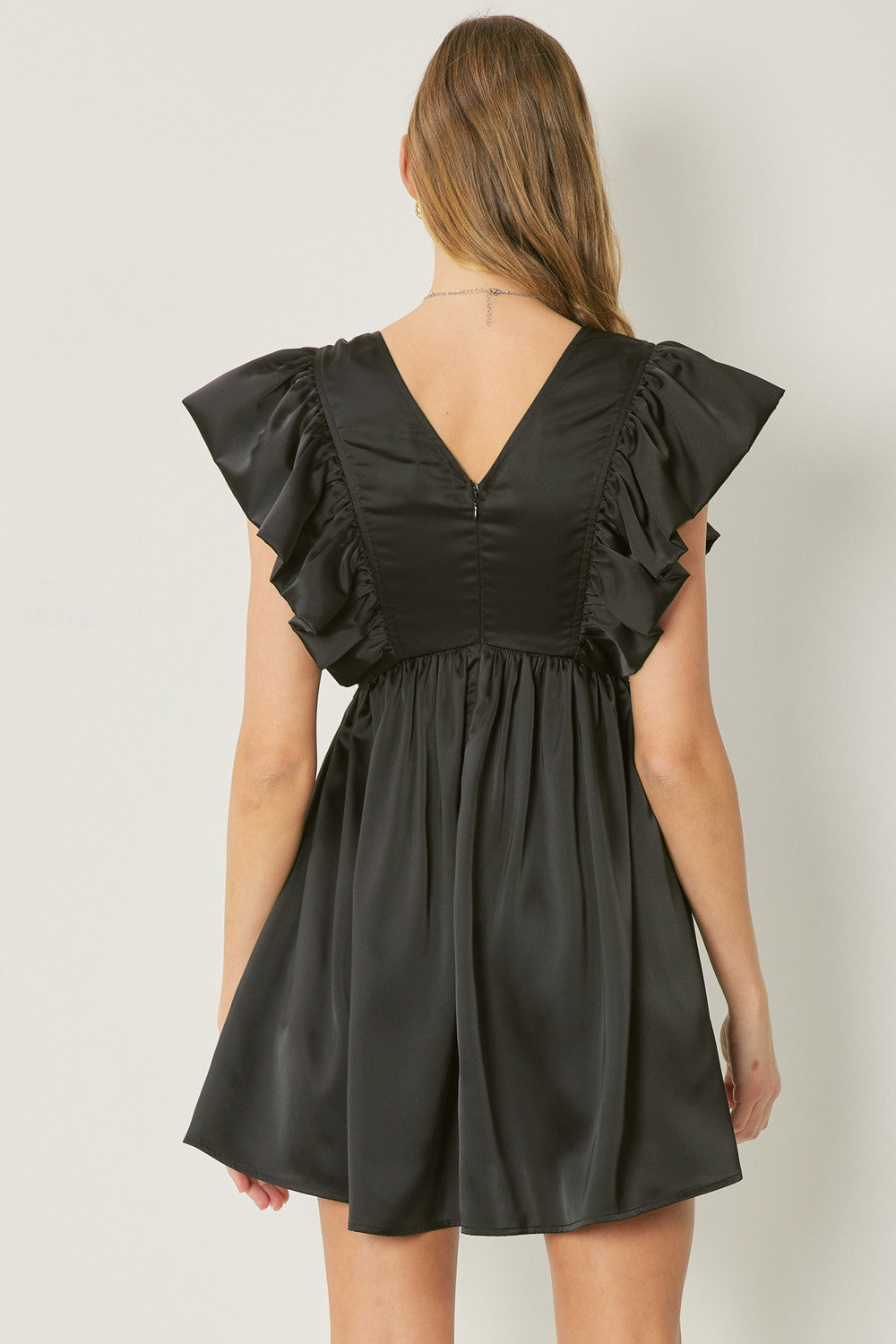 Sweet and Satin Mini Dress